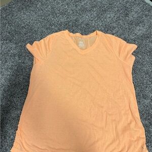 Danskin Now Orange and Pink Short Sleeve Tee